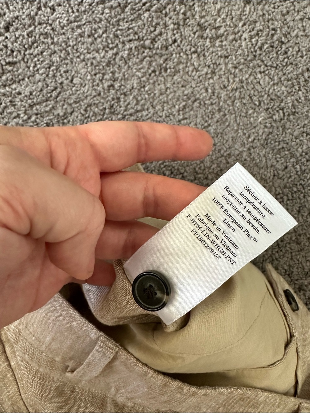 Everlane European Flax Linen Way High Drape Pants - Picture 4 of 7
